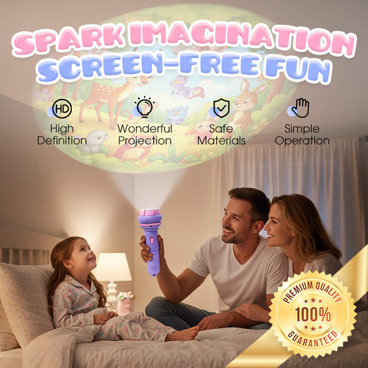 ⏳Time-Limited Special⏰ Educational Projector Torch – Learn, project & nighttime fun ✨