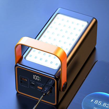 ⏳Time-Limited Special⏰100000mAh Fast Charge Power Bank with LED Camping Light