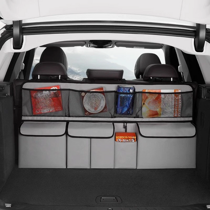 ⏳Time-Limited Special⏰Car Trunk Storage Bag, Hanging Organiser – Large Capacity, Space-Saving & Durable Oxford Fabric🚗