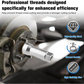 ⏳Time-Limited Special⏰10-Piece Axle Spindle Thread Chaser Set