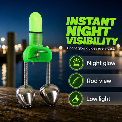 ⏳Time-Limited Special⏰Night Fishing Rod Alarm Bells – Sensitive Bite Detection, Loud Ring & Perfect for Carp, Coarse & Sea Fishing After Dark 🎣✨
