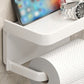 ⏳Time-Limited Special⏰Wall-Mounted Toilet Paper Holder with Storage Shelf