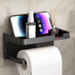 ⏳Time-Limited Special⏰Wall-Mounted Toilet Paper Holder with Storage Shelf