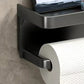 ⏳Time-Limited Special⏰Wall-Mounted Toilet Paper Holder with Storage Shelf