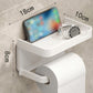 ⏳Time-Limited Special⏰Wall-Mounted Toilet Paper Holder with Storage Shelf