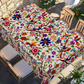 ⏳Time-Limited Special⏰Retro Floral Tablecloth – Vintage print, stain-resistant & easy-clean – Perfect for daily dining & garden parties 🌿