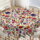 ⏳Time-Limited Special⏰Retro Floral Tablecloth – Vintage print, stain-resistant & easy-clean – Perfect for daily dining & garden parties 🌿