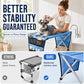⏳Time-Limited Special⏰2-in-1 Foldable Pet Grooming Bed – Breathable Mesh Cat & Dog Bathing Station with Storage Pockets, Home Pet Grooming Table