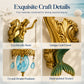 ⏳Time-Limited Special⏰Antique Gold Coastal Mermaid Wall Light 🧜‍♀️✨ Hand-Painted Vintage Sconce for Indoors & Covered Outdoor Spaces 🏡🌊