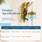 ⏳Time-Limited Special⏰Antique Gold Coastal Mermaid Wall Light 🧜‍♀️✨ Hand-Painted Vintage Sconce for Indoors & Covered Outdoor Spaces 🏡🌊