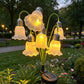 ⏳Time-Limited Special⏰Solar Flower Lights for Outdoor Garden – Waterproof LED Glowing Flowers for Patio, Lawn & Yard Decor, Auto On/Off