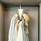 ⏳Time-Limited Special⏰Multifunctional Triangle Closet Organizer – V-Shaped Space-Saving Design, Double-Sided Hooks & 360° Rotating Hook – Declutter Your Wardrobe in Style ✨