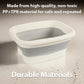 ⏳Time-Limited Special⏰Collapsible Foot Spa Basin with Lid | Portable Silicone Foot Soak Tub with Massage Rollers for Home Relaxation