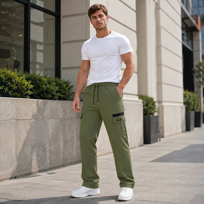 ⏳Time-Limited Special⏰Men's Casual Elastic Waist Cargo Pants