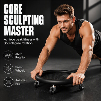 ⏳Time-Limited Special⏰Abdominal Roller Wheel Disc with Knee Mat – Stable 💪