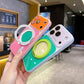 ⏳Time-Limited Special⏰Color Block 360° Rotating Ring Stand Phone Case