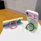 ⏳Time-Limited Special⏰Color Block 360° Rotating Ring Stand Phone Case