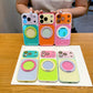 ⏳Time-Limited Special⏰Color Block 360° Rotating Ring Stand Phone Case
