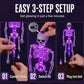 🎁2026 New Arrivals 50% OFF💥Solar Skull Garden Lights with Eerie Color-Changing Glow 👻Ideal For Haunted Yard, Porch & Walkway! 🪦💡