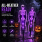 🎁2026 New Arrivals 50% OFF💥Solar Skull Garden Lights with Eerie Color-Changing Glow 👻Ideal For Haunted Yard, Porch & Walkway! 🪦💡
