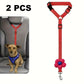⏳Time-Limited Special⏰2-in-1 Car Safety & Walk Leash – Headrest Mount, No Seatbelt Buckle Needed! 🚗