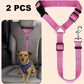 ⏳Time-Limited Special⏰2-in-1 Car Safety & Walk Leash – Headrest Mount, No Seatbelt Buckle Needed! 🚗