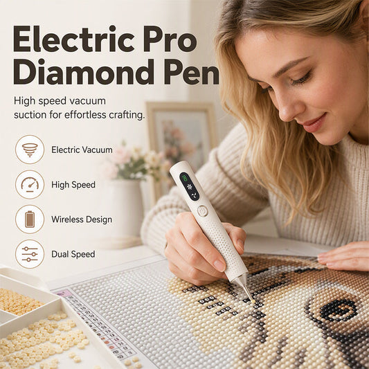 ⏳Time-Limited Special⏰Rechargeable Electric Diamond Pen✨Precise, Comfortable, Time‑Saving