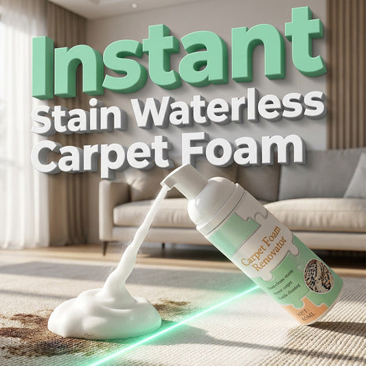 ⏳Time-Limited Special⏰Waterless Carpet Cleaning Foam – Instant stain lift, no wet mess. Advanced micro‑foam penetrates deep – just foam & wipe! 🏠💨