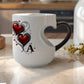 ⏳Time-Limited Special⏰Color Changing Heart Handle Ceramic Mug for Valentine's Day ☕
