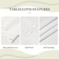 ⏳Time-Limited Special⏰Farmhouse Rooster Tablecloth – Red Buffalo Plaid Chicken Table Cover, Spill Proof & Scalloped Lace Edge ✨