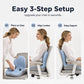 ⏳Time-Limited Special⏰Ergonomic memory foam seat cushion with back support – comfortable & supportive for home, office, and car 💺🛡️