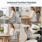 ⏳Time-Limited Special⏰Ergonomic memory foam seat cushion with back support – comfortable & supportive for home, office, and car 💺🛡️