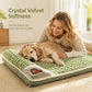 ⏳Time-Limited Special⏰Premium Plush Pet Sleeping Mat – Orthopedic Support, Crystal Velvet Softness & Ergonomic Neck Pillow Edge 🛏️