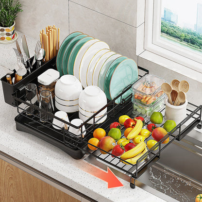 ⏳Time-Limited Special⏰Extendable Over-the-Sink Dish Drying Rack