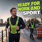 ⏳Time-Limited Special⏰High Visibility Reflective Vest Adjustable Safety Running Gear with Pocket
