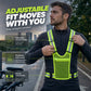 ⏳Time-Limited Special⏰High Visibility Reflective Vest Adjustable Safety Running Gear with Pocket
