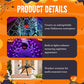 ⏳Time-Limited Special⏰Giant Halloween Spider Web Lights & Hairy Spider Decor – Choose 5m LED Web, 150cm Spider or Complete Set