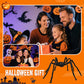 ⏳Time-Limited Special⏰Giant Halloween Spider Web Lights & Hairy Spider Decor – Choose 5m LED Web, 150cm Spider or Complete Set