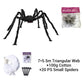 ⏳Time-Limited Special⏰Giant Halloween Spider Web Lights & Hairy Spider Decor – Choose 5m LED Web, 150cm Spider or Complete Set