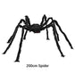 ⏳Time-Limited Special⏰Giant Halloween Spider Web Lights & Hairy Spider Decor – Choose 5m LED Web, 150cm Spider or Complete Set