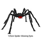 ⏳Time-Limited Special⏰Giant Halloween Spider Web Lights & Hairy Spider Decor – Choose 5m LED Web, 150cm Spider or Complete Set