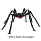 ⏳Time-Limited Special⏰Giant Halloween Spider Web Lights & Hairy Spider Decor – Choose 5m LED Web, 150cm Spider or Complete Set