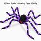 ⏳Time-Limited Special⏰Giant Halloween Spider Web Lights & Hairy Spider Decor – Choose 5m LED Web, 150cm Spider or Complete Set