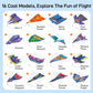 ⏳Time-Limited Special⏰ Fold, Fly & Learn Together – Creative Paper Airplane Set for Kids. Educational & Easy. Free UK Delivery