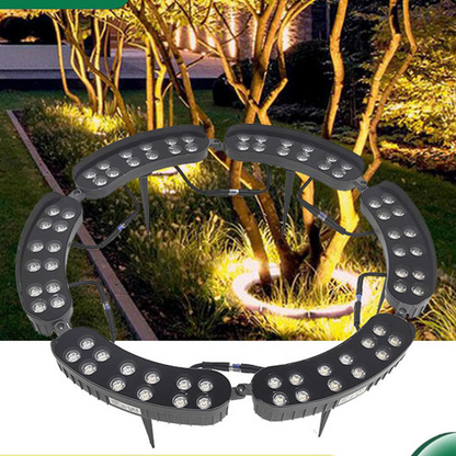 ⏳Time-Limited Special⏰Ring-Shaped Solar Tree Lights – Weatherproof Outdoor Spotlights Ideal for Trees, Pillars, and Gardens