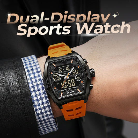 ⏳Time-Limited Special⏰Men's Dual Display Sports Watch – Analog-Digital Watch with Luminous Dial
