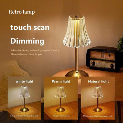 ⏳Time-Limited Special⏰Retro Rechargeable Table Lamp with Touch Dimming