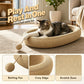 ⏳Time-Limited Special⏰Wear-Resistant Sisal Cat Scratcher Bed – Durable Scratching Surface, Roomy Oval Shape & Included Cat Toy ✨