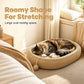 ⏳Time-Limited Special⏰Wear-Resistant Sisal Cat Scratcher Bed – Durable Scratching Surface, Roomy Oval Shape & Included Cat Toy ✨