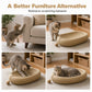 ⏳Time-Limited Special⏰Wear-Resistant Sisal Cat Scratcher Bed – Durable Scratching Surface, Roomy Oval Shape & Included Cat Toy ✨